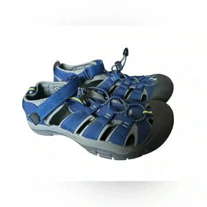 KEEN Newport Youth Waterproof Sandals Unisex Girls Boys Navy Blue US Size 5